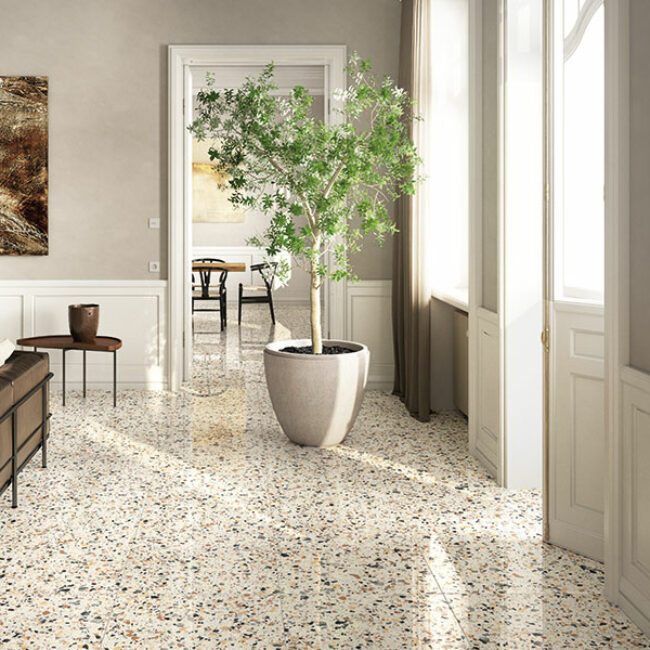 Carrelage imitation Terrazzo