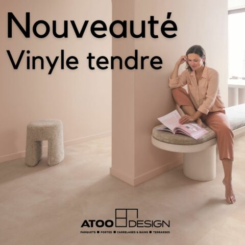 Sol vinyle résistant effet doux assuré!