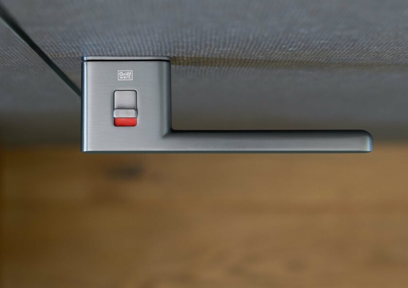 Poignée Smart2lock rectangulaire grise